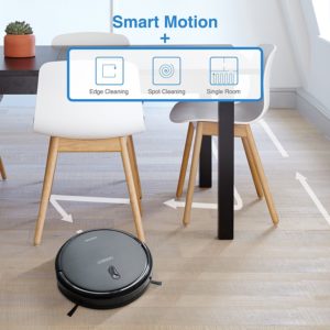 The Deebot is as agile as a robotic ballet dancer--which is to say, it does a good job moving through furniture.