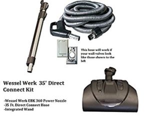 Wessel Werk EBK 360 Power Nozzle & Wand Review (with Central Vacuum Kit Direct Connect, Pigtail Comparisons)