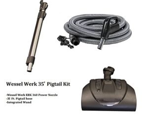 Wessel Werk EBK 360 Power Nozzle & Wand Review (with Central Vacuum Kit Direct Connect, Pigtail Comparisons)