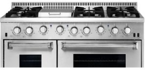 Thor Kitchen HRG4808U 48" 6-Burner Range, HRG4804U Comparison