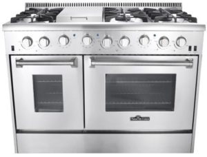 Thor Kitchen HRG4808U 48" 6-Burner Range, HRG4804U Comparison